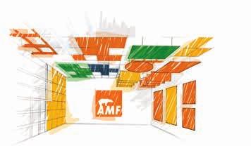 Knauf AMF: Especialista em soluções completas de sistemas de forros modulares um fabricante com marcas fortes.