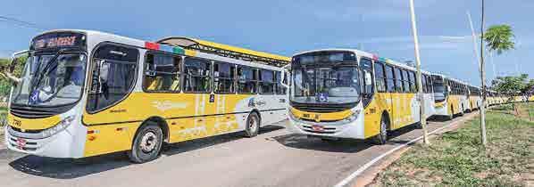 Avanços da Gestão 2013-2016 Garantia da tarifa de R$ 1,00 no transporte coletivo, por lei especifica, beneficiando mais de 70 mil estudantes;