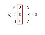 Observação: Se desenvolvermos esse determinante de 3ª ordem aplicando o Teorema de Laplace encontraremos o mesmo número real.