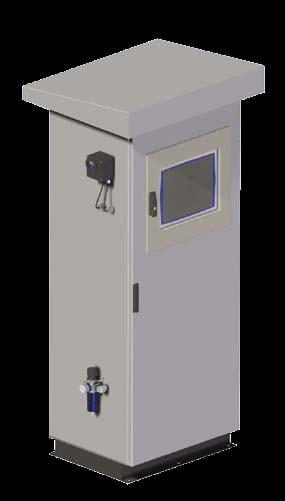 Painéis Pressurizados para Atmosferas Explsivas MODELO CDWi/P ATMOSFERAS EXPLOSIVAS Ex pz II T4 Gc IP66 Ex py II T4 Gb IP66 DADOS CONSTRUTIVOS Painél pressurizado fabricado em aço inox 304/316L,