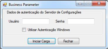 PARAMETRIZAÇÃO IMPORTAÇÃO Carga de Mensagens