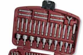 T30 204 x 118 x 44 180 99068 1/4" 25 75 Universal torque bit-driver case with all current, special and security bits. Torque driver with scale and range 1-4 Nm and bi-material handle.