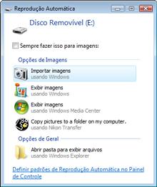 Windows 7/Windows Vista Em Windows 7/Windows Vista, poderá ser apresentado um