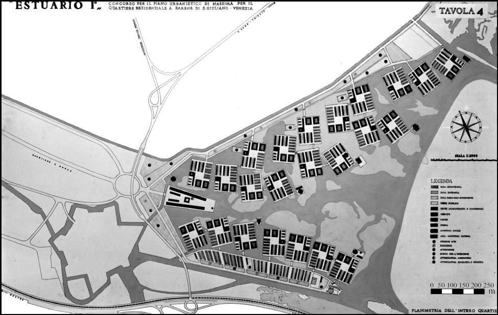 Estuario I É uma re-interpretação da Veneza dos séculos XI e XII (numa altura em que o esquema de organização urbana dominante era o de uma praça localizada no meio de um conjunto de ilhas, e onde os