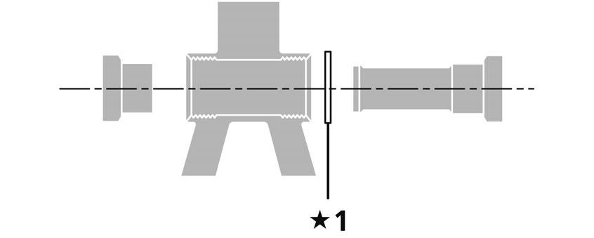 INSTALAÇÃO HOLLOWTECH II/Conjunto pedaleiro de 2 peças Método de montagem do espaçador 1. Verifique se a largura da caixa do movimento pedaleiro é de 68mm, 73mm ou 83mm.