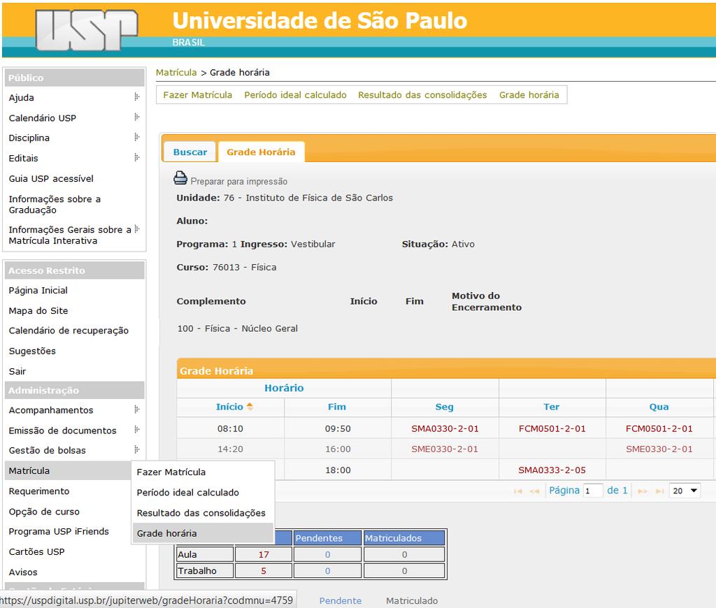 4. Acesse seu e-mail institucional. Utilize a senha provisória, caso nunca tenha utilizado o Webmail USP. 5. Localize o e-mail enviado pelo Júpiter Web e clique no link.