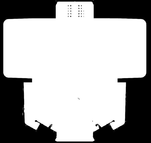 Selecionando o bico de pulverização certo 5) Tipo jato: Padrão de leque plano Disponível como leque de beirada afilada para aplicações com barra ou como leque uniforme para aplicações com bico único.
