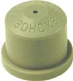 Cone vazio - HCX 80 o As pontas de pulverização de Cone vazio Hypro são excelentes para a aplicação de fungicidas e inseticidas. A ponta HCX produz gotas finas em um padrão de cone vazio a 80 graus.