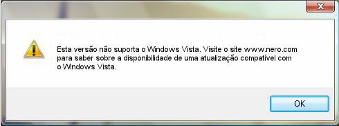 Sobre o suporte ao Windows Vista no Nero 7 2 Sobre o suporte ao Windows Vista no Nero 7 O Nero suporta o novo sistema operacional Windows Vista desde a versão Web lançada em Outubro de 2006 (versão 7.