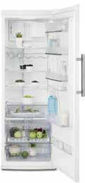 Frigorífico 1 Porta ERF4114AFX Deixe de pensar onde armazena os alimentos. Desfrute de um frigorífico com temperatura uniforme e nível de humidade homogéneo em todo o compartimento.