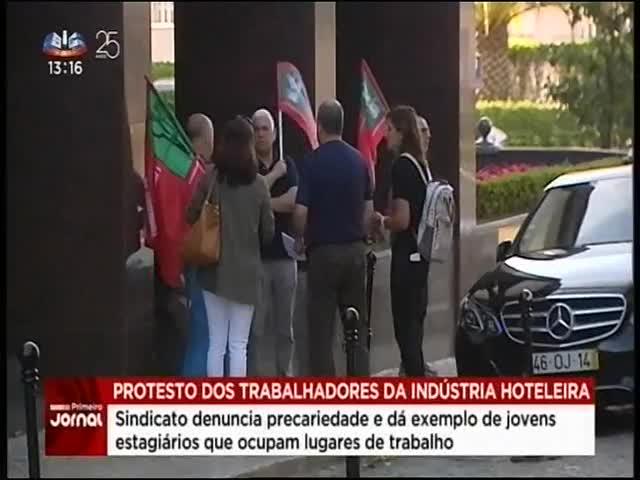 Declarações de Maria das Dores Gomes, Sindicato dos Trabalhadores da Indústria Hoteleira,
