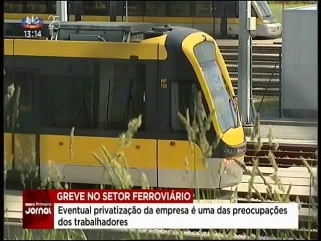 ferroviários, começaram hoje uma greve de 3 dias.