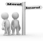 - O que for contra a moral,