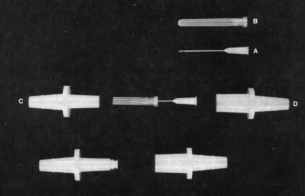 Pág. 8 Figura 3 Detalhes da construção de um Orifício Crítico com engates rápidos e agulhas hipodérmicas descartáveis.