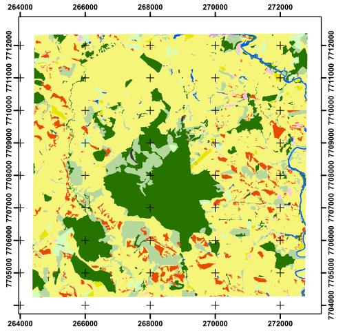 A evolução da degradação ambiental na área analisada pode ser verificada com o aumento do número de polígonos bem como da área, principalmente, da classe solo exposto passando de
