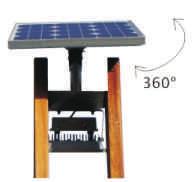 Pensado para ser instalado por si. painel fotovoltaico Ajustável a 60º, para melhor captação solar e liberdade de instalação.