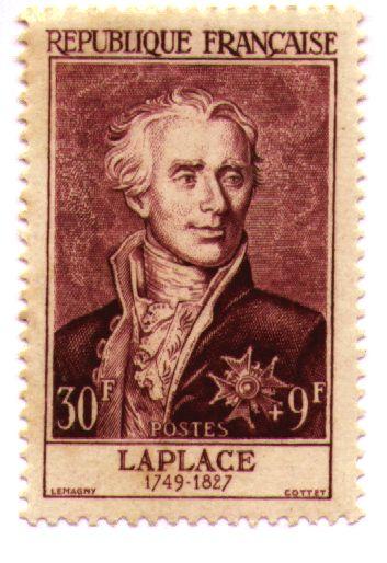 Um pouco de História Era Moderna Século XVIII: Laplace (1749 1827) *