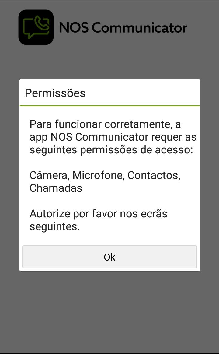 2.3 Permissões Android Deverá aceitar todas as permissões para a app funcionar devidamente: 1