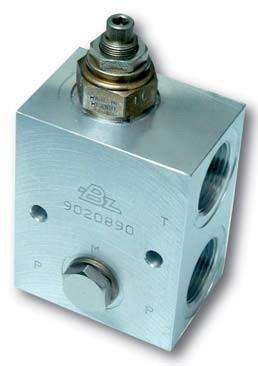 Limitadora de pressão Pressure regulator valve Actualmente existe uma grande variedade De válvulas limitadoras de pressão cuja única função