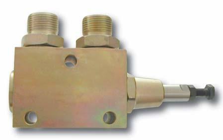 Válvula final de curso End of stroke valve Válvula mecânica para o controlo de porsição do cilindro.