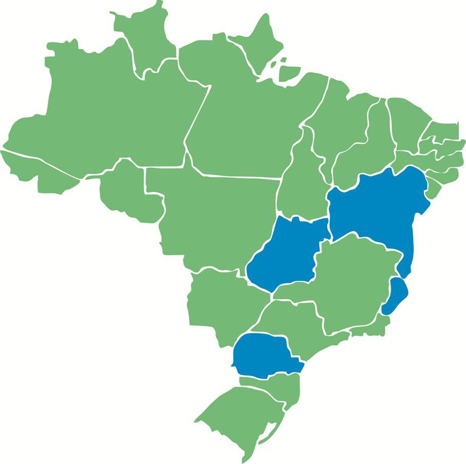 Freqüência Relativa das Deficiências de Magnésio no Brasil Roraima Amapá Acre Amazonas Rondônia Mato Grosso