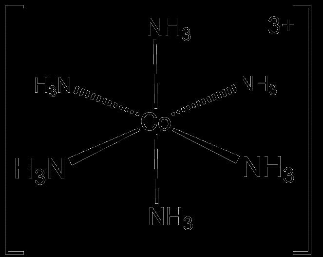 [Co(NH 3 ) 6 ]I 3 e [Co(NH 3 ) 5 H 2