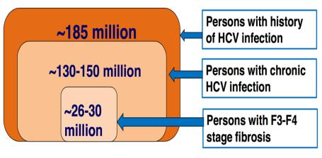Mortes em 2013 (bilhões) Porque a Hepatite C? 1.6 1.4 1.2 1 0.8 0.6 0.4 0.2 0 0,5 HepC 0,69 HepB Viral hepatitis (B&C) 1.34 1.