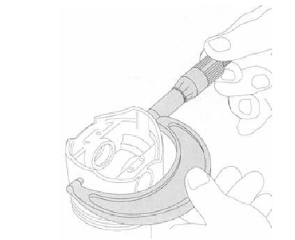 5.. Como manusear um micrômetro Para a maioria das medições o micrômetro é seguro conforme mostrado abaixo.