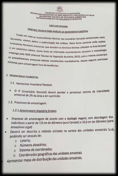 DEMANDA Aceitar IFs com diretrizes técnicas e estatística