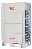 Unidades externas Unidades Externas Heat Pump Modular TVR LX - Compressores 100% Inverter Unidades Condensadoras 60Hz Opção de 3 ~ fontes de alimentação: 60 Hz 380 V-415 V 60 Hz 220 V 8 módulos