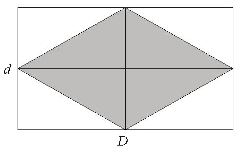 Figura 34: Área de um losago 337 Área de um polígoo Um polígoo regular com lados, cada um de comprimeto a, pode ser decomposto em triâgulos de base a e altura h Daí, a área do polígoo será igual a