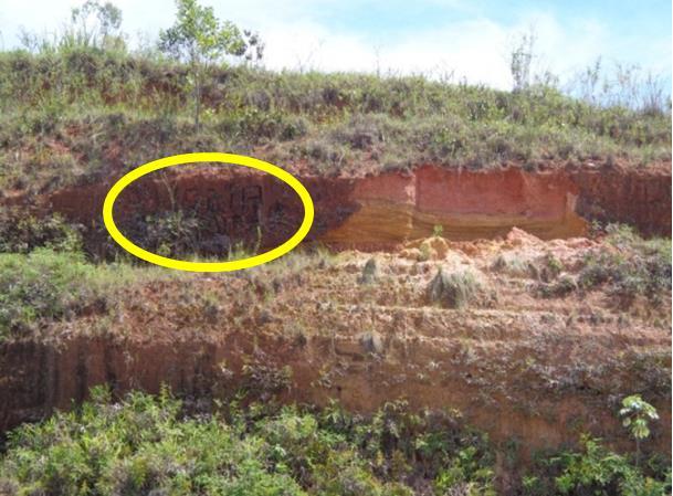 O geossítio 3 também se encontra na Via Dutra, porém no sentido São Paulo - Rio de Janeiro, próximo ao Km 304 ao