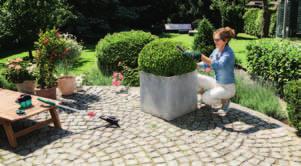 ferramenta de jardinagem leve e ergonómica da Bosch.