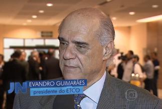 palestras dos presidentes das duas entidades e também do ministro do Tribunal de Contas da União, Augusto Nardes, do deputado federal Efraim Filho, presidente da Frente