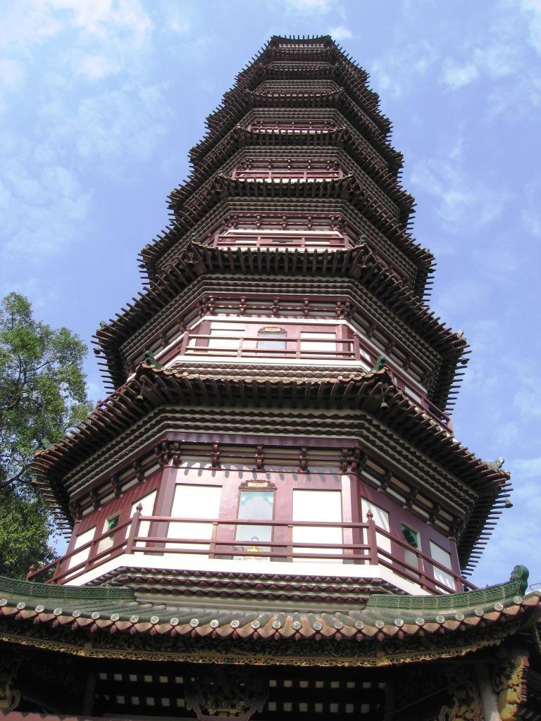 O pagode das flores : caracterizada pela tradicional