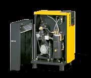 compressor de parafuso 2) secador por refrigeração 3) reservatório de ar comprimido 4) tratamento de condensados Aquamat 5) filtro 7)