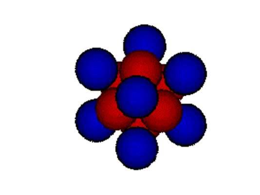 cristalizam-se na estrutura conhecida como cúbica de