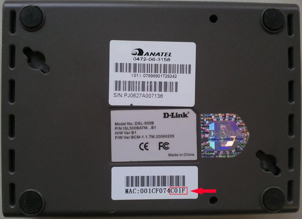 3- O DSL-500B pode ter até 3 gateways diferentes e para cada gateway existe um usuário e senha diferente, como apresentado na tabela abaixo. Obs.