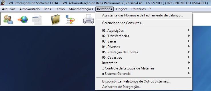 Fechamento de Balanço Patrimônio O presente manual visa, o esclarecimento e auxílio na prestação de contas dos municípios, nos sistemas de Almoxarifados e Patrimônio da E&L Produções de