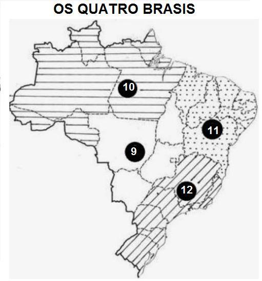 24. Identifique cada uma das regiões. Plano de Recuperação Semestral 25. Identifique cada uma das regiões. 26. Caracterize cada uma das 5 Macrorregiões proposta pelo IBGE. 27.