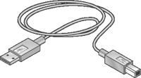 4 Conexão com a impressora USB Conexão em rede USB A impressora se conecta ao computador por meio de um cabo USB (Universal Serial Bus).