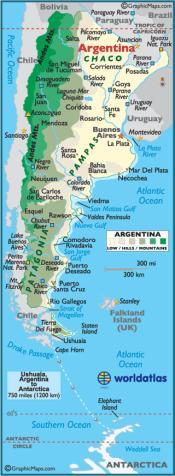 Argentina América do Sul População 42,7 milhões PIB Milhões USD