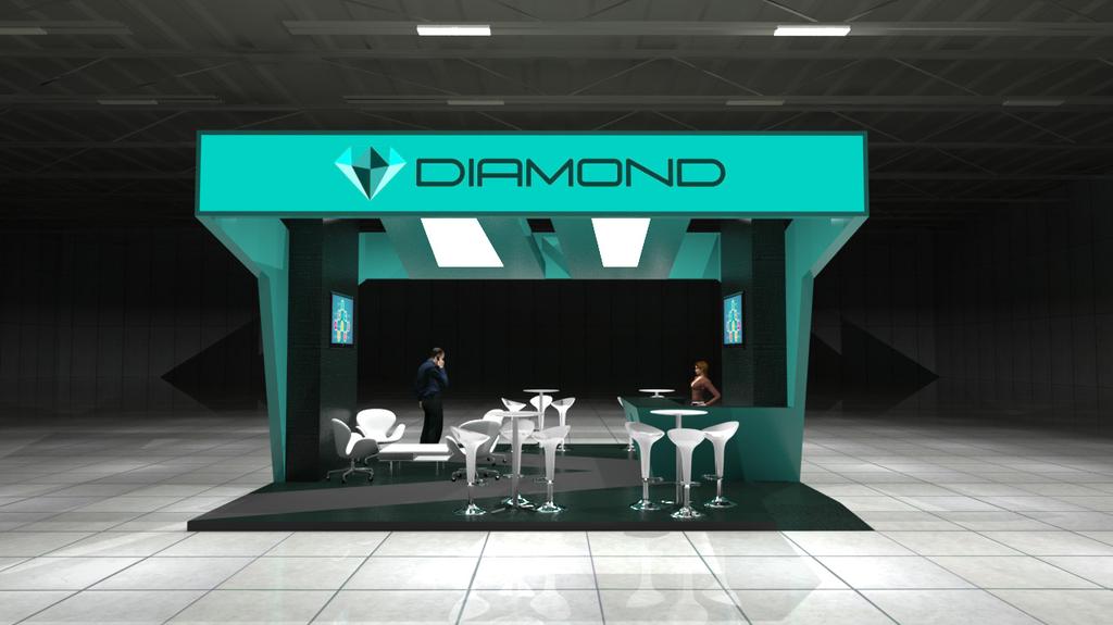 Stand Diamond - Modelo B Teto