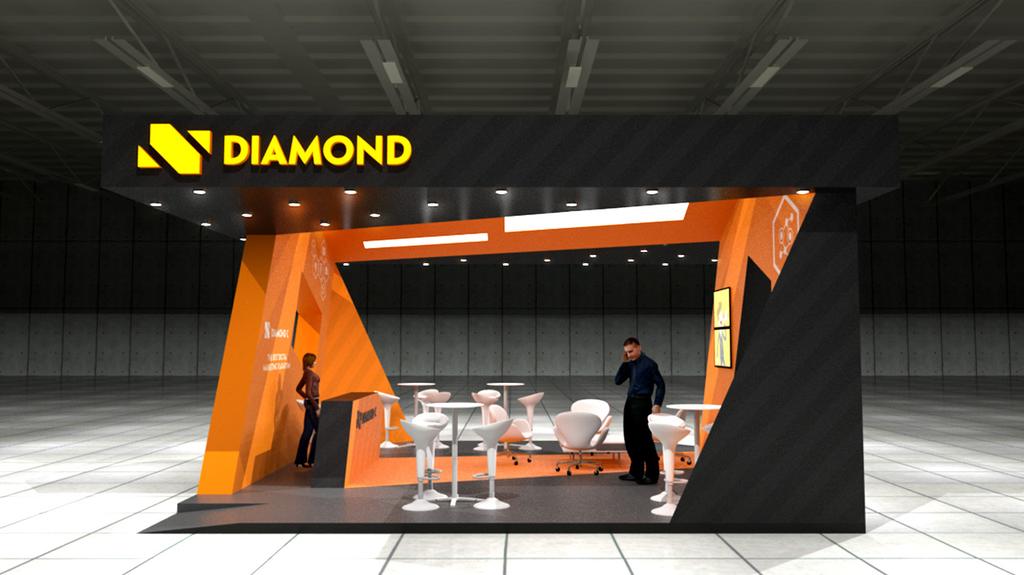 Stand Diamond - Modelo A Amplas