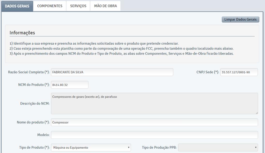 Formulário Auxiliar de Credenciamento Como preencher? 2.