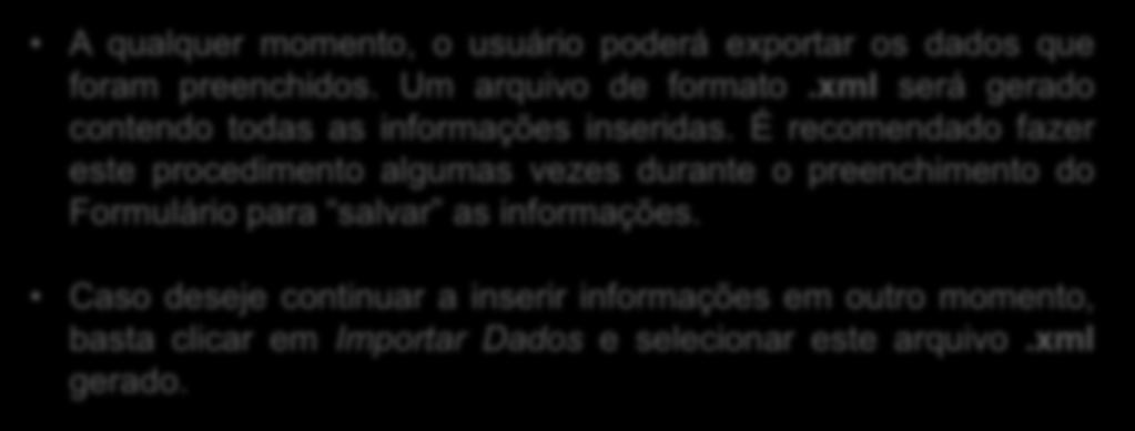 xml será gerado contendo todas as informações inseridas.