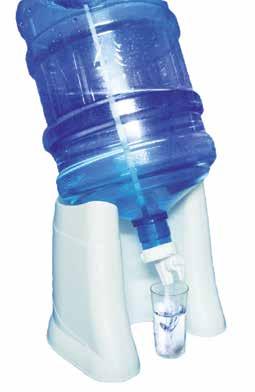 211.640 Suporte Prático para Garrafões Suporte para garrafões de água de 10L e 20L, com torneira que enche copos e garrafas rapidamente.