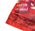Defumados Bacon Cubos Bacon Fatias CÓDIGO 124065 EMBALAGEM 200g, 15 peças cx., cx. c/3,2kg CONSERVAÇÃO Refrigerado: 0 a + 8 C CÓD. DE BARRAS 7896871301048 CÓDIGO 124066 EMBALAGEM 200g, 14 peças cx.
