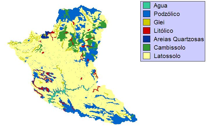 Bacia do rio Paranaíba Itumbiara a São Simão Mapa de solos Digitalizado de carta