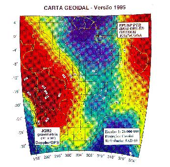 Mapa Geoidal do Brasil